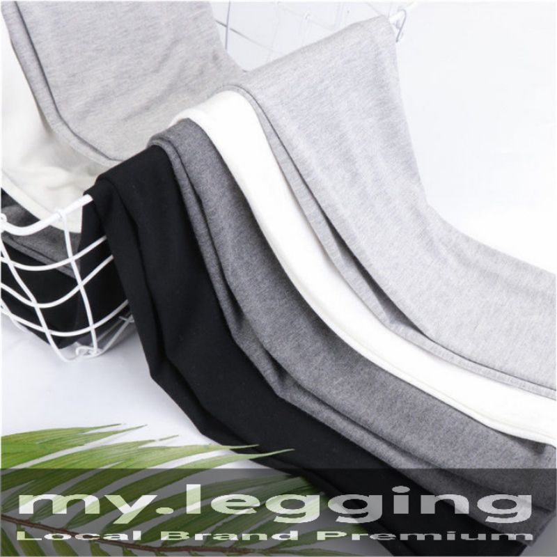 Legging Kaos Panjang Soft Rayon Legging Premium ML - XXXL