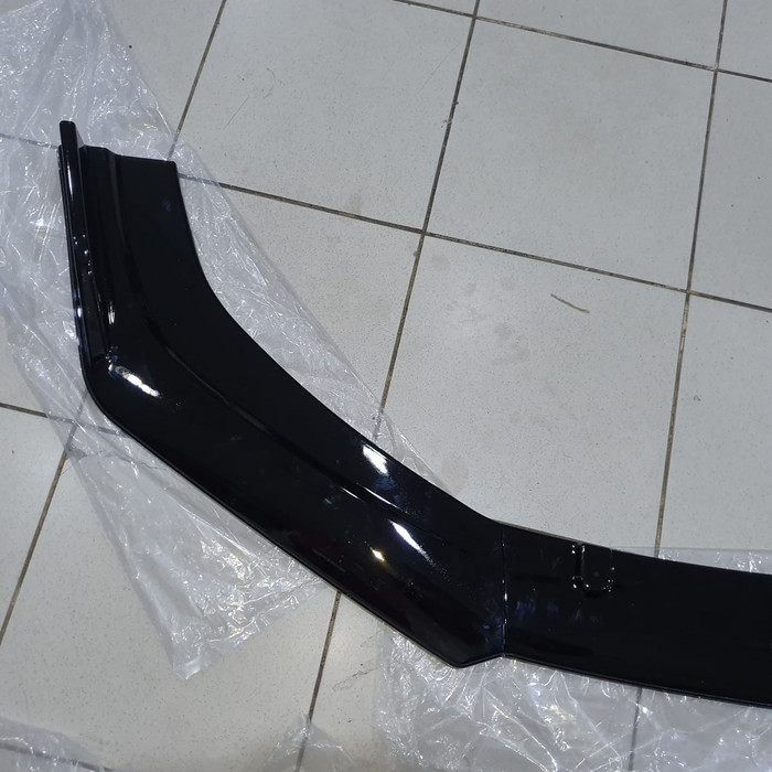 Lips Bumper Universal Motif Hitam Glossy Lips Bumper Depan Mobil