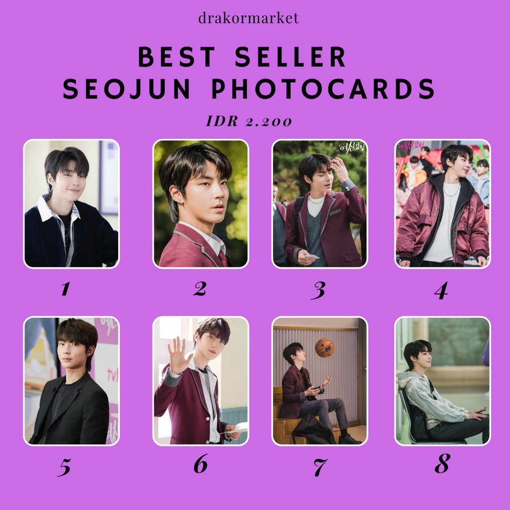 TRUE BEAUTY KIT SUHO SEOJUN PHOTOCARD BEST SELLER CHA EUN WOO HWANG IN YEOP JUKYUNG SOOJIN READY