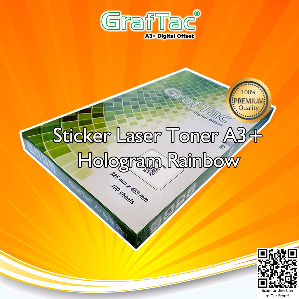 Stiker GRAFTAC HOLOGRAM