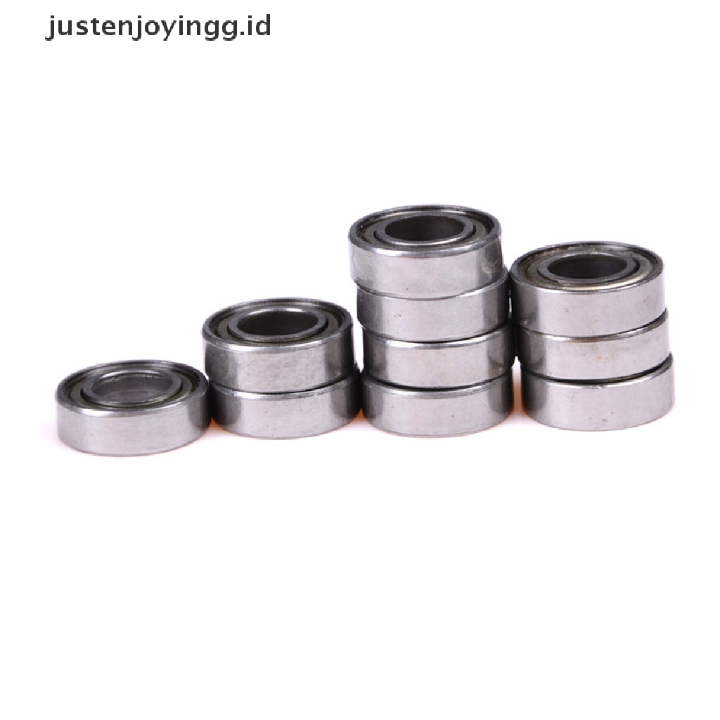 10pcs 688zz Miniatur Bola Bearings Bahan Metal Ukuran 8x16 X 16