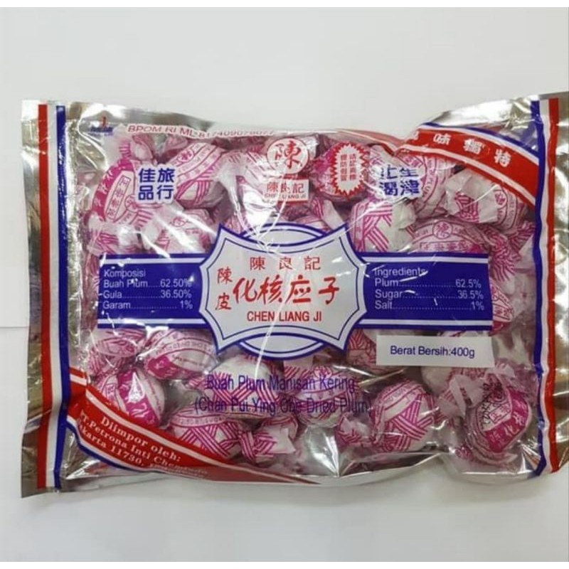 

Manisan Buah Plum Manisan Kering Chen Liang Ji