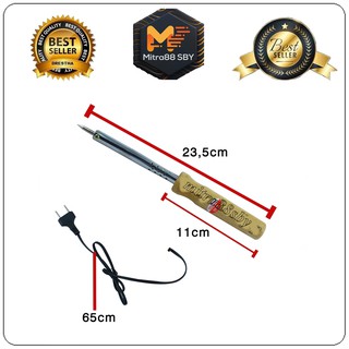 Mitra88sby solder ( soldering iron ) 30 w dan 40w gagang kayu dan plastik