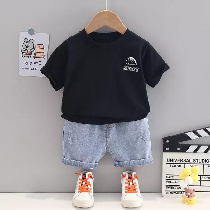 Setelan Motif Shinchan / Setelan Import Lucu / Setelan Anak Laki-Laki