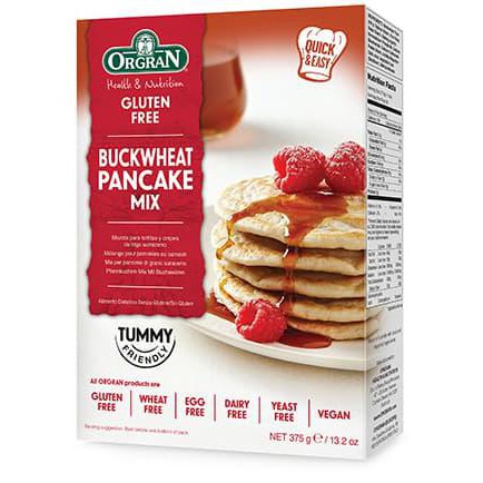 

Orgran Gluten Free Buckwheat Pancake Mix 375Gr