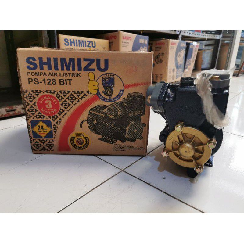 pompa air shimizu mesin air manual PS 128 BIT (125 watt) / shimizu PS 221 BIT (200 watt)