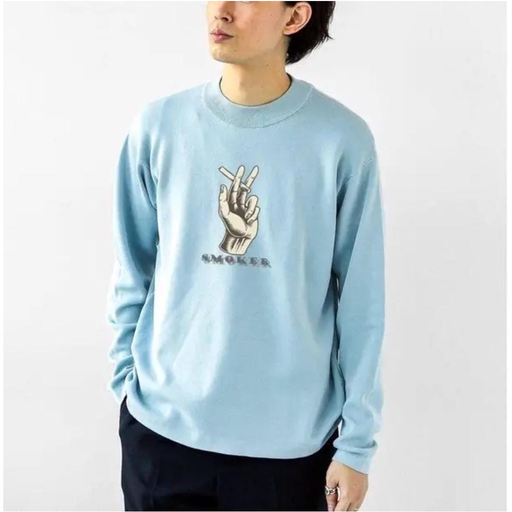 SMOKER CREWNECK PRIA - SWEATER TEBAL KEKINIAN TERLARIS