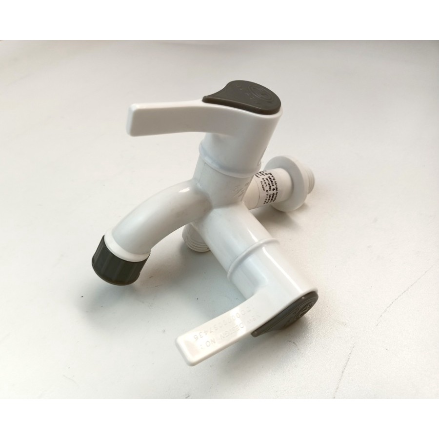 KRAN DOUBLE  KRAN SHOWER  DOUBLE TAP DUPON PVC EKONOMIS