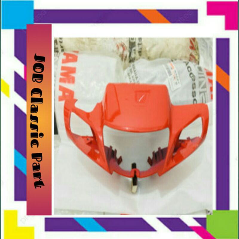 Batok kepala lampu depan Fiz R orange