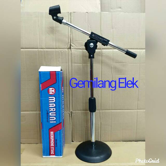STAND MIC MARUNI MS-209B Kaki bulat