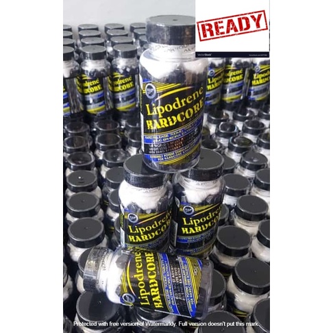 (Bonus Shaker/Sample) Hi-Tech Pharma LIPODRENE 90 CT (Black) - Suplemen Pembakar Lemak