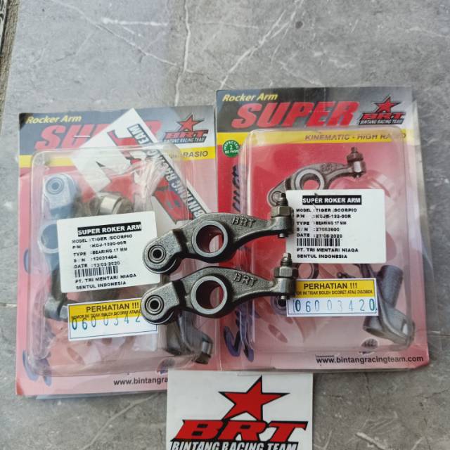 Rocker arm tiger brt pelatuk klep brt tiger templar loler tiger brt
