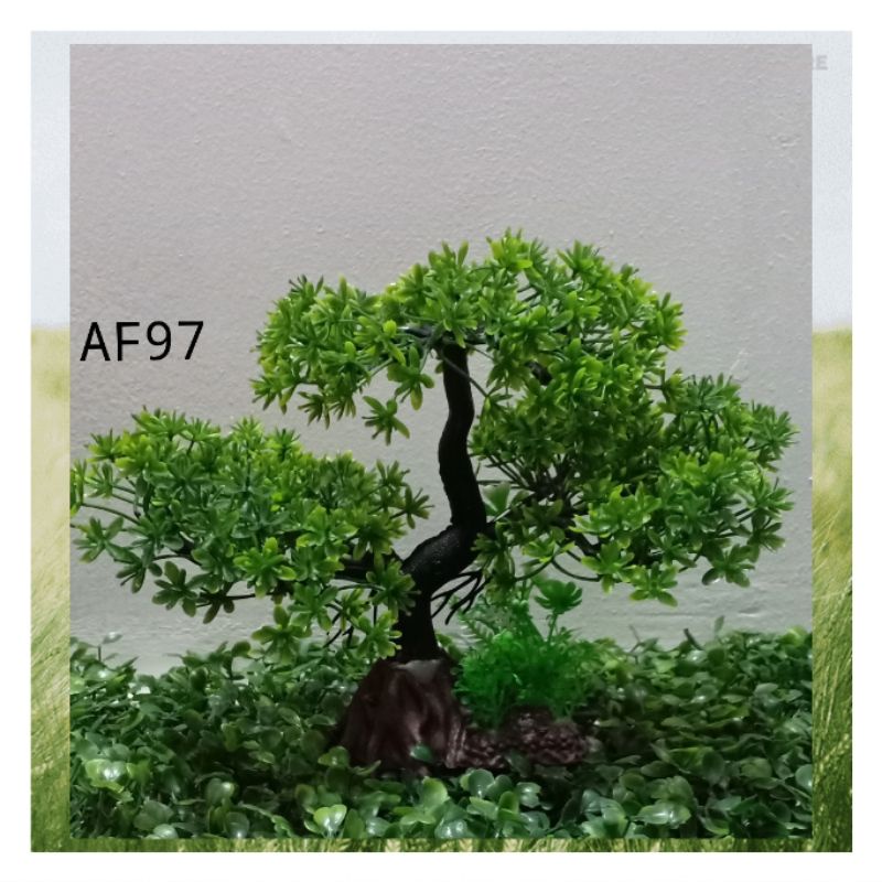 Bonsai Tanaman Hiasan Aquarium Aquascape Plastik