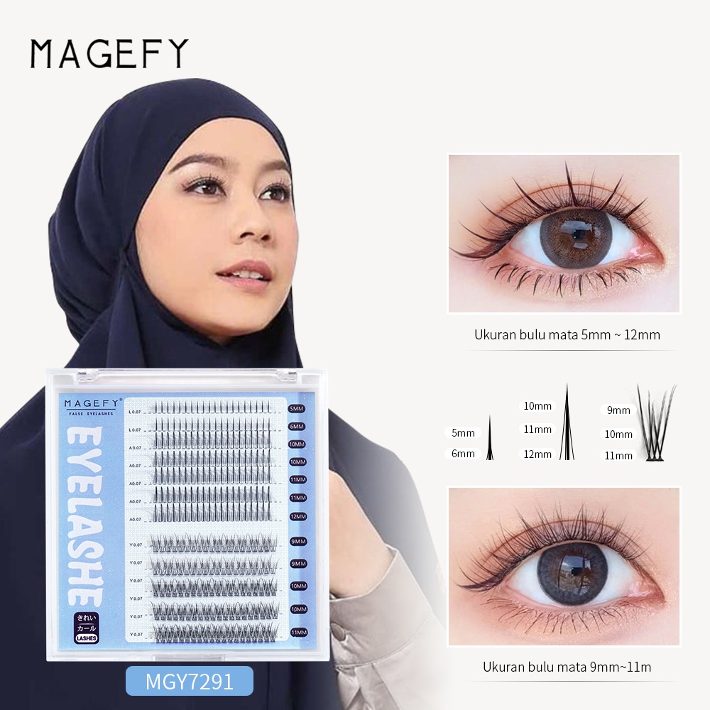 Bulu Mata Bawah Bulu Mata Eyelash Extension Bidadari/Ekor Ikan/Eyelash Bawah Kecantikan Set