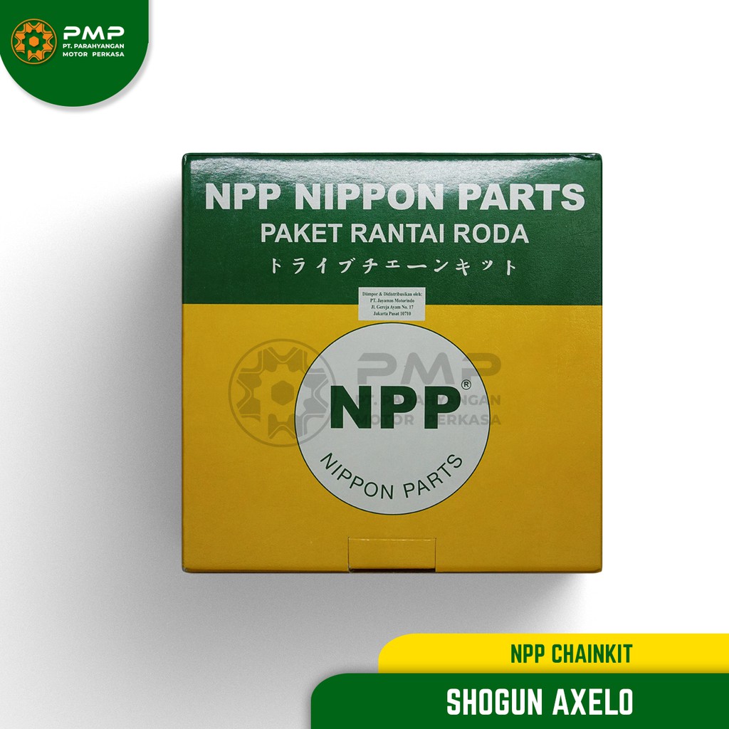 GEAR SET GEAR PAKET CHAIN KIT SHOGUN AXELO NPP