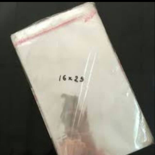 Opp 16x25 / plastik opp isi 100 pcs