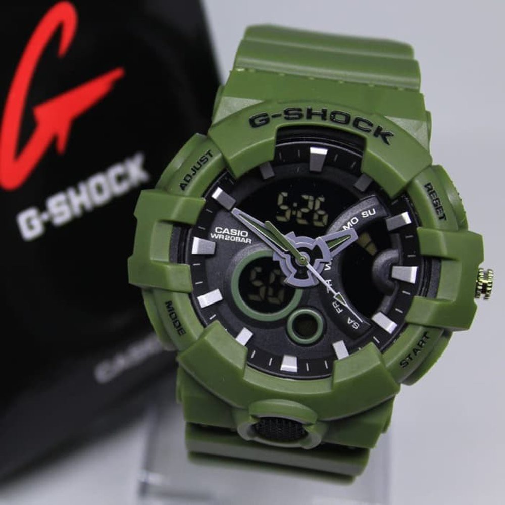 JAM TANGAN G SHOCK GA 710 GREEN