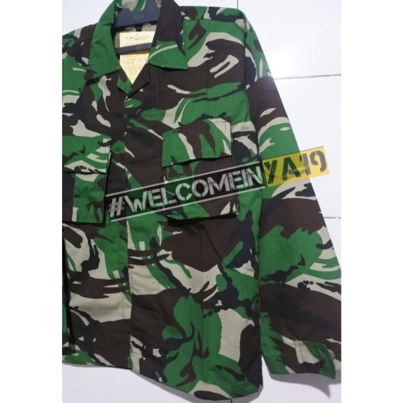 Baju Setelan PDL Loreng Malvinas Produksi / Setelan PDL TNI Malvinas