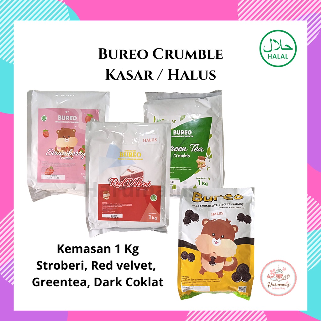 

Bureo Crumble Kasar dan Halus 1kg