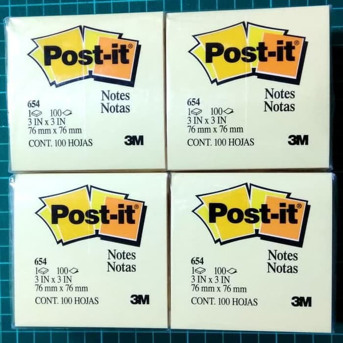 

New- Promo Post It 654 (76x76) 3M