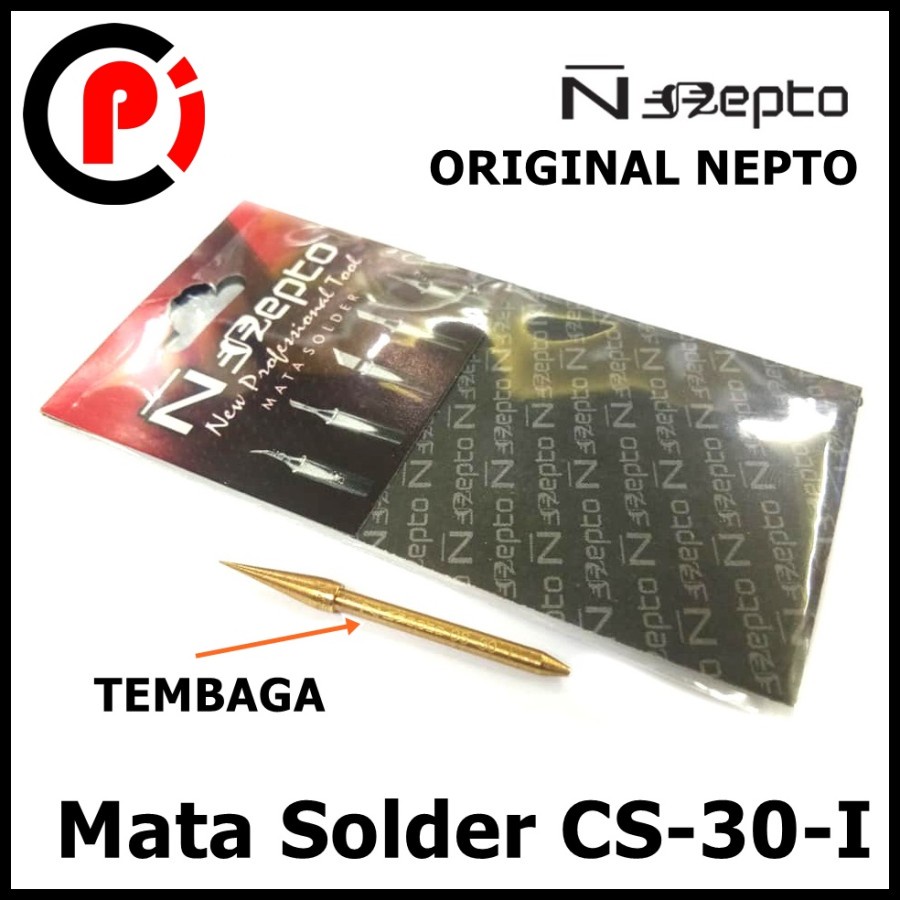 Original Nepto Mata Solder CS-30-I CS30 Bahan Tembaga Runcing