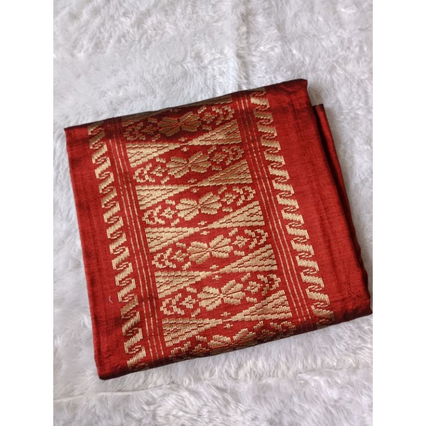 songket silungkang bahan rok