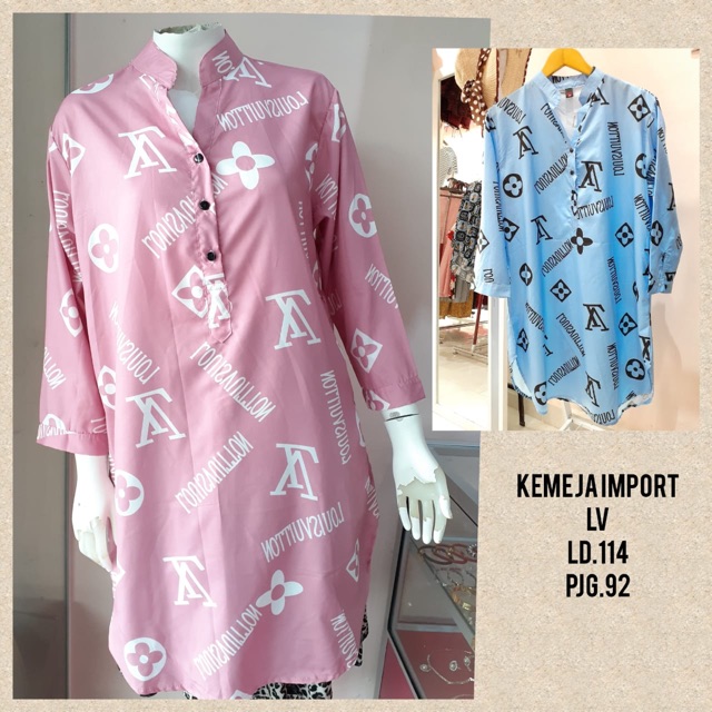 KEMEJA IMPORT LV biaa untuk busui