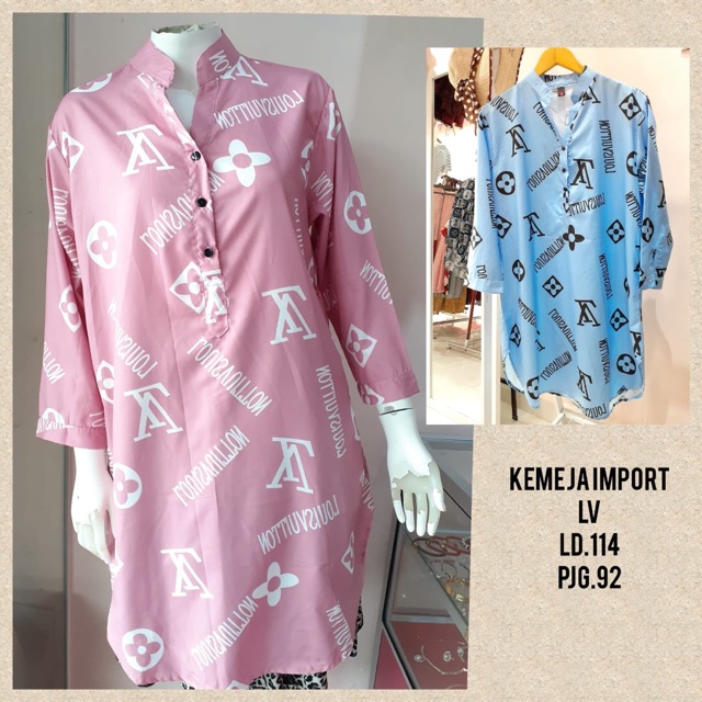 KEMEJA IMPORT LV biaa untuk busui