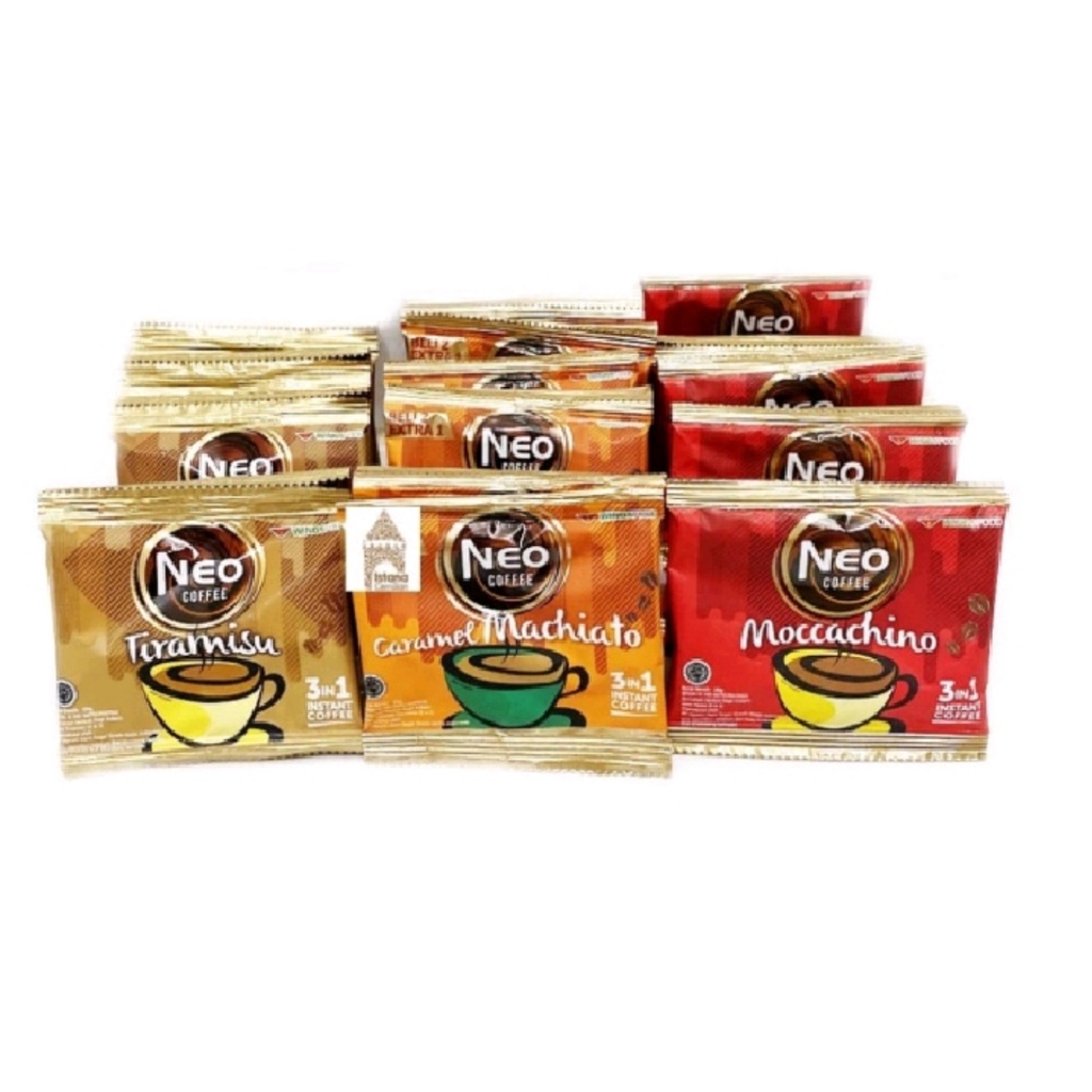 

KOPI ITALIA NEO COFFE 3 VARIAN RASA KEMASAN SACHET