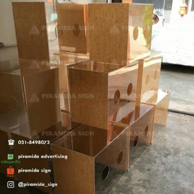 Jual Aerosol Box / Boks Pelindung APD Tenaga Medis Acrylic Akrilik 5mm ...