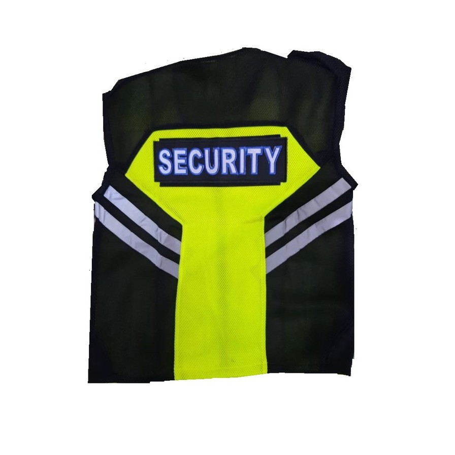 Rompi Satpam Security Bahan Double Mess DObel Mesh Tebal Berkualitas