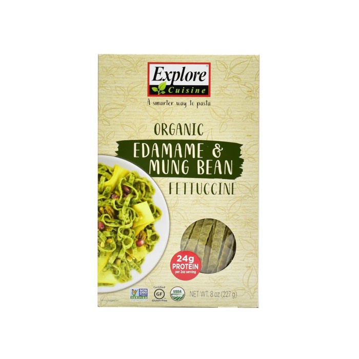 

Ss501Gg Organic Edamame And Mung Bean Fettuccine Explore Cuisine 200 G Ff06541051E