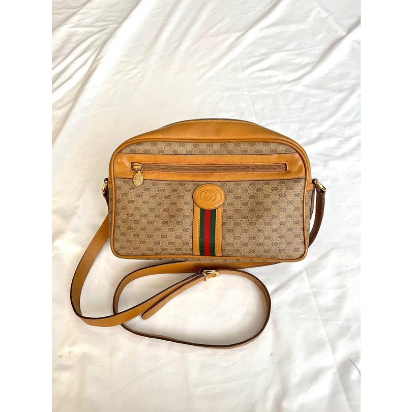 authentic gucci vintage sling bag