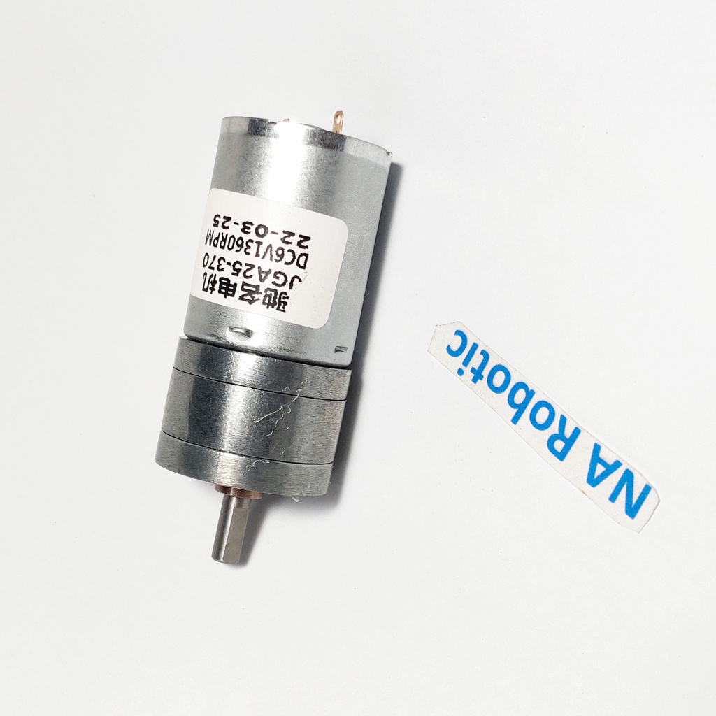 Motor DC 25GA370 6V 1360RPM