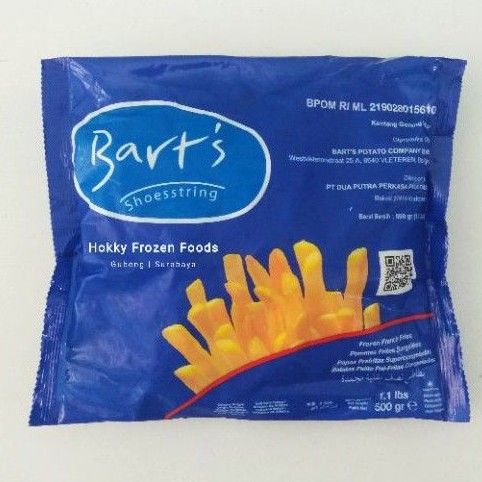 Kentang Barts Shoestring 500 gr