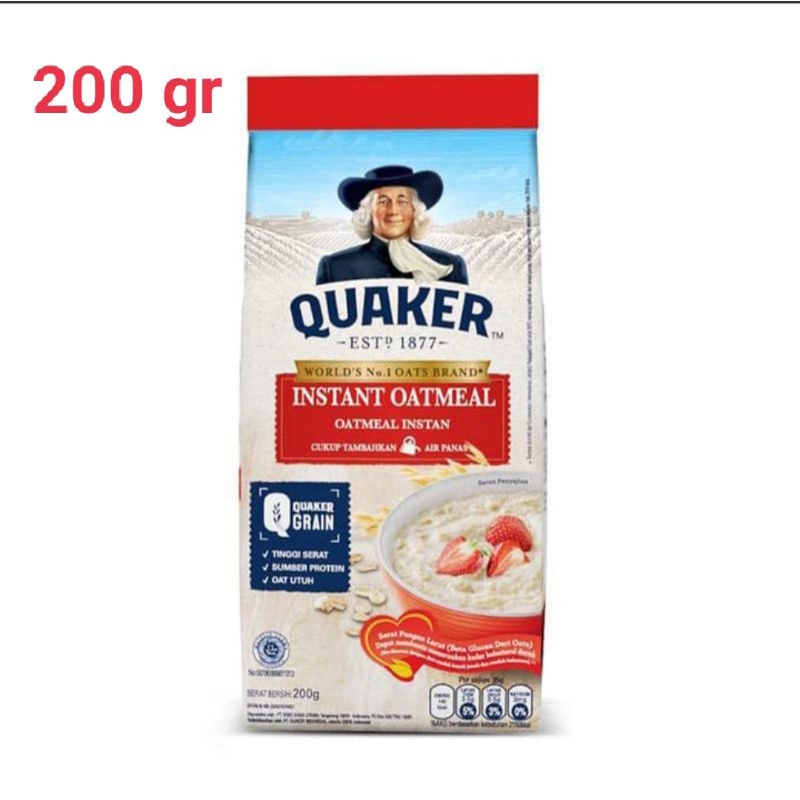 

Quaker Instant Oatmeal 200 gr