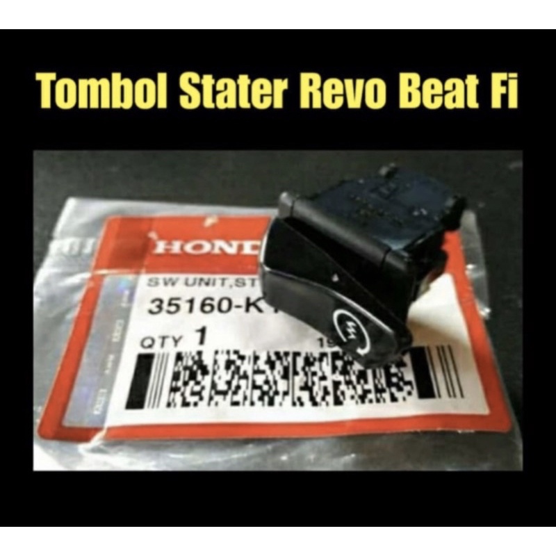 TOMBOL STATER HONDA REVO ABSOLUTE / BLADE / BEAT FI / VARIO 125 / SUPRA 125 HELM IN / BLADE FI