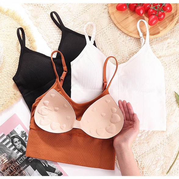 (COD) Sport Bra Push Up Seamless Pakaian Dalam Wanita Bra Olahraga Bra B03