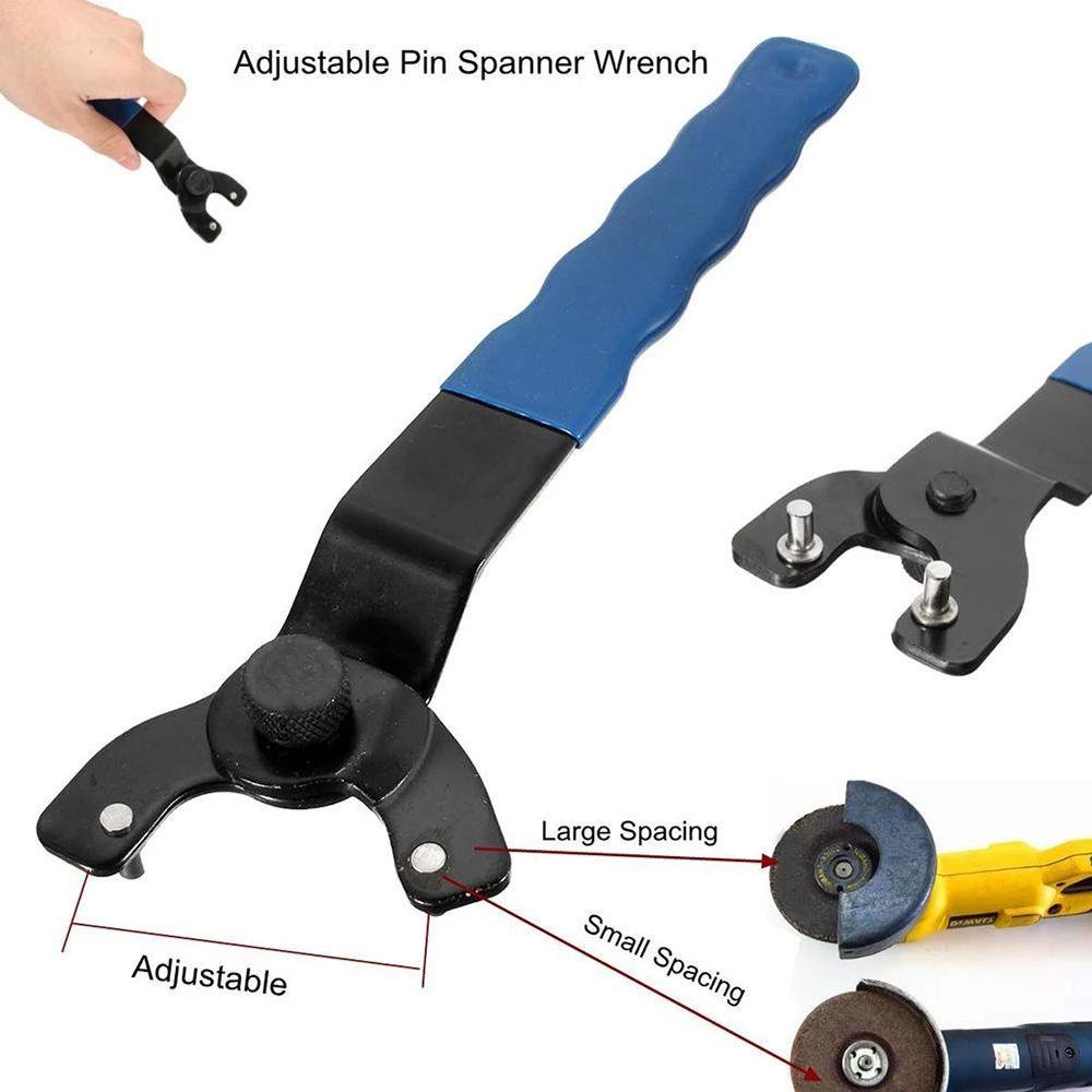 Kunci SOLIGHTER Angle Grinder Wrench Power Tool Spanners Gagang Plastik Pemangkasan Pemotongan