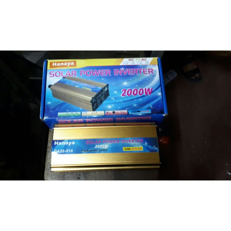 POWER INVERTER 2000 WATT HOMURA/ HANAYA INVERTER  2000 WATT +USB