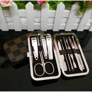 cute manicure set gunting kuku set d508