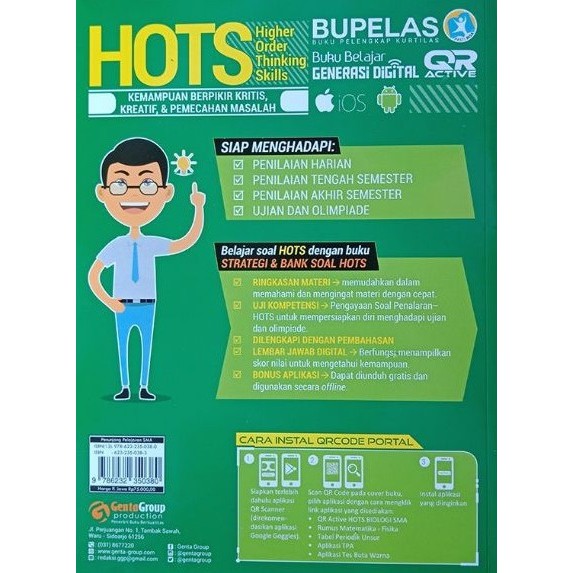 Buku Pelajaran Strategi & Bank Soal Hots SMA Biologi Fisika Kimia Kelas 10 11 12-6