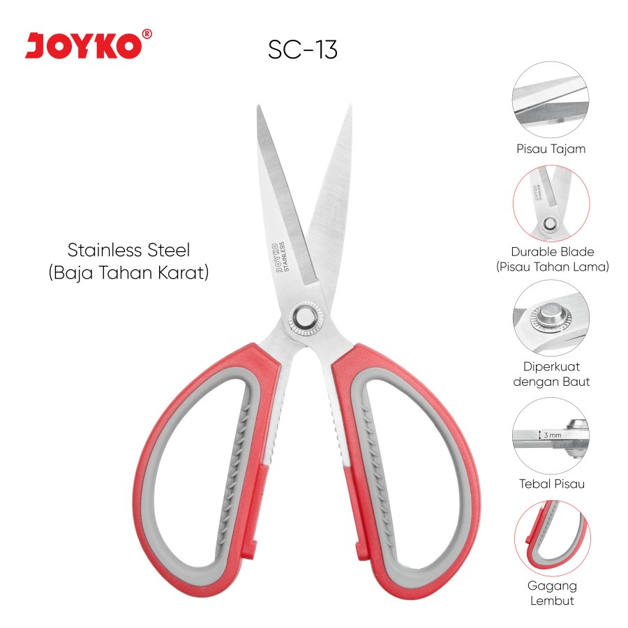 

Scissors / Gunting Joyko Sc-13