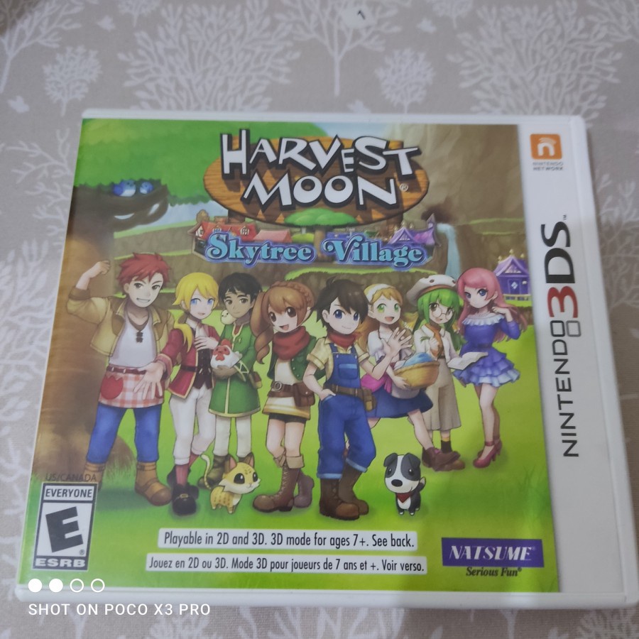 HARVEST MOON SKYTREE VILLAGE Nintendo 3DS 2DS Region USA Fullset