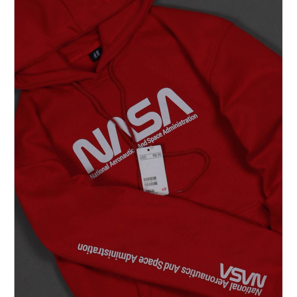 Jaket Hoodie H AND M NASA HAND LIST – Edition Trendy Casual Unisex Good Brand Quality Stylish