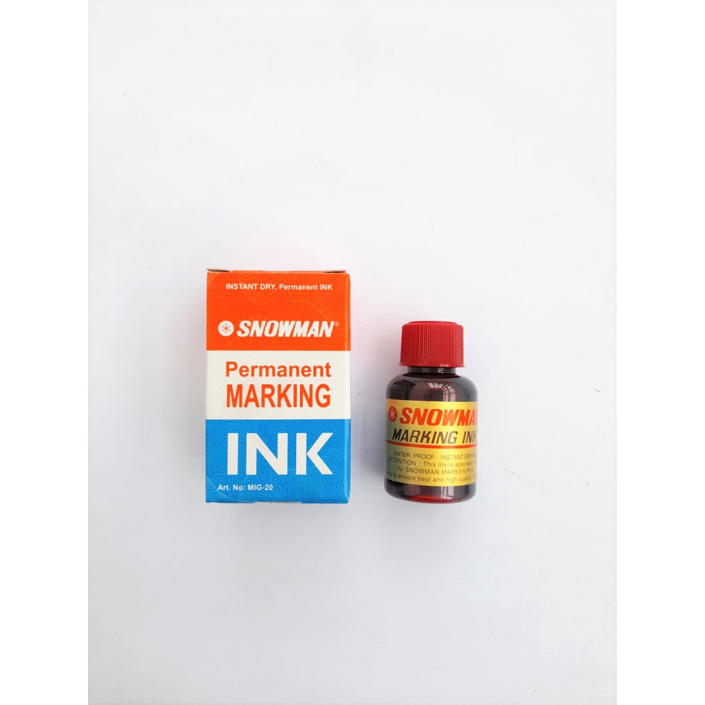 

REFILL INK SNOWMAN PERMANENT - MERAH