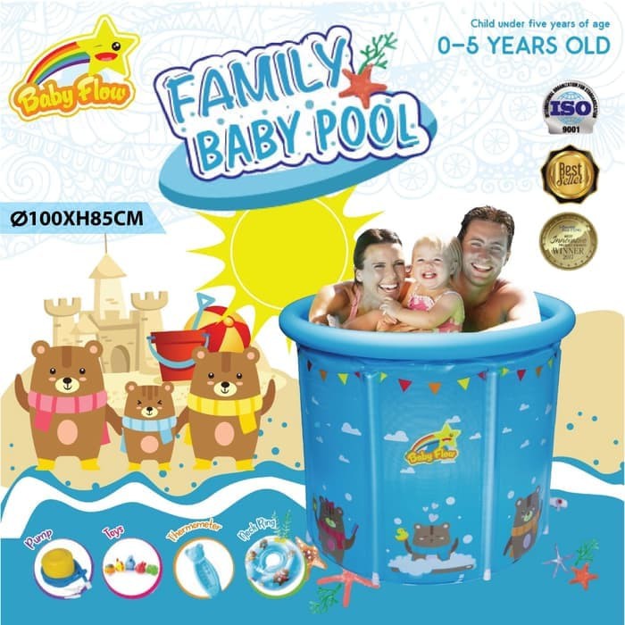 Makassar ! Kolam Family Pool Baby Flow Ukuran XL Jumbo 100 x 85 CM