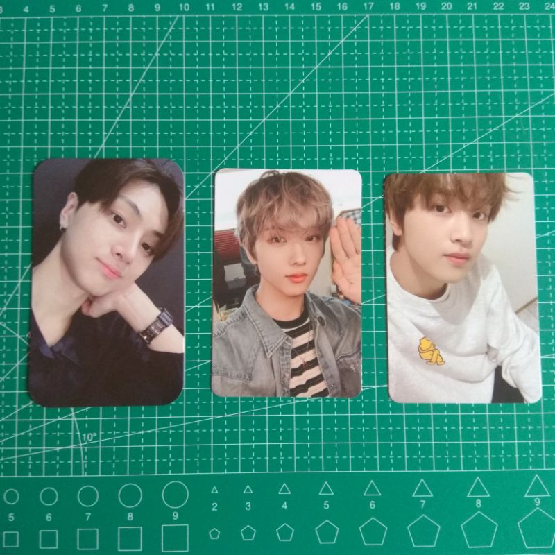 np jay, jisung chilling, haechan cafe photocard