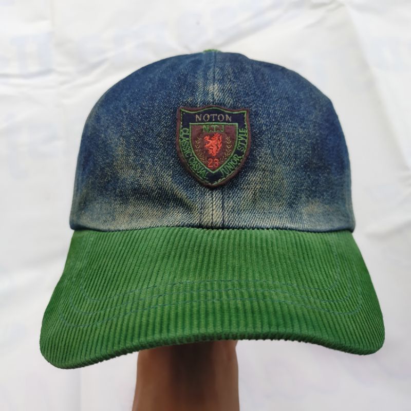 topi cap noton jeans corduroy second bekas preloved original branded