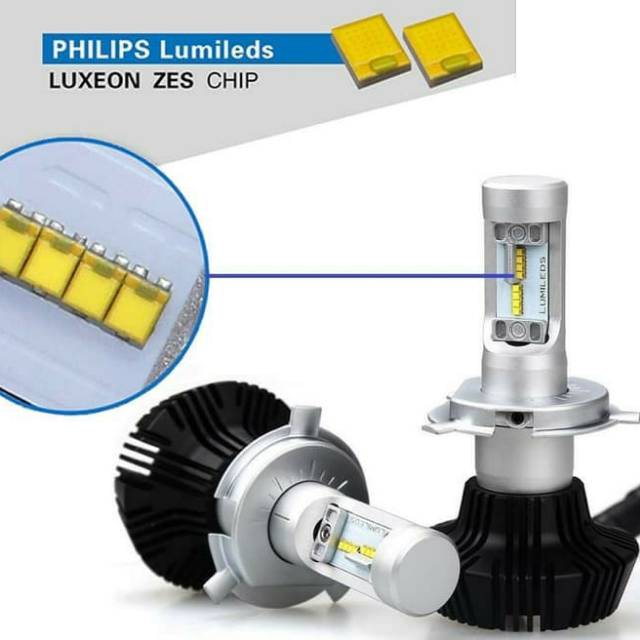 Lampu LED Mobil ZES H7 H11 HB3 HB4 25W 4000 Lumens